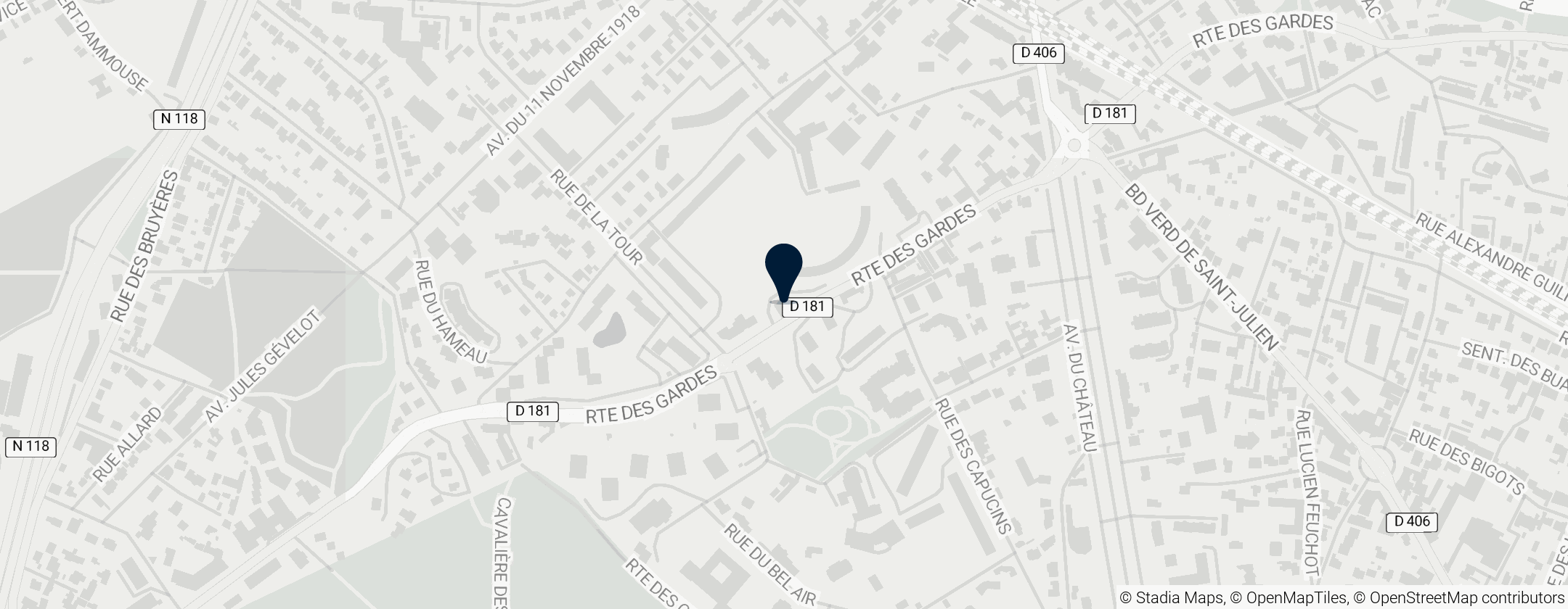 Map of Château de Bellevue