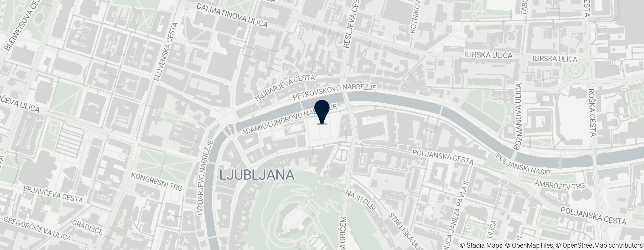 Map of Piazza Vodnik