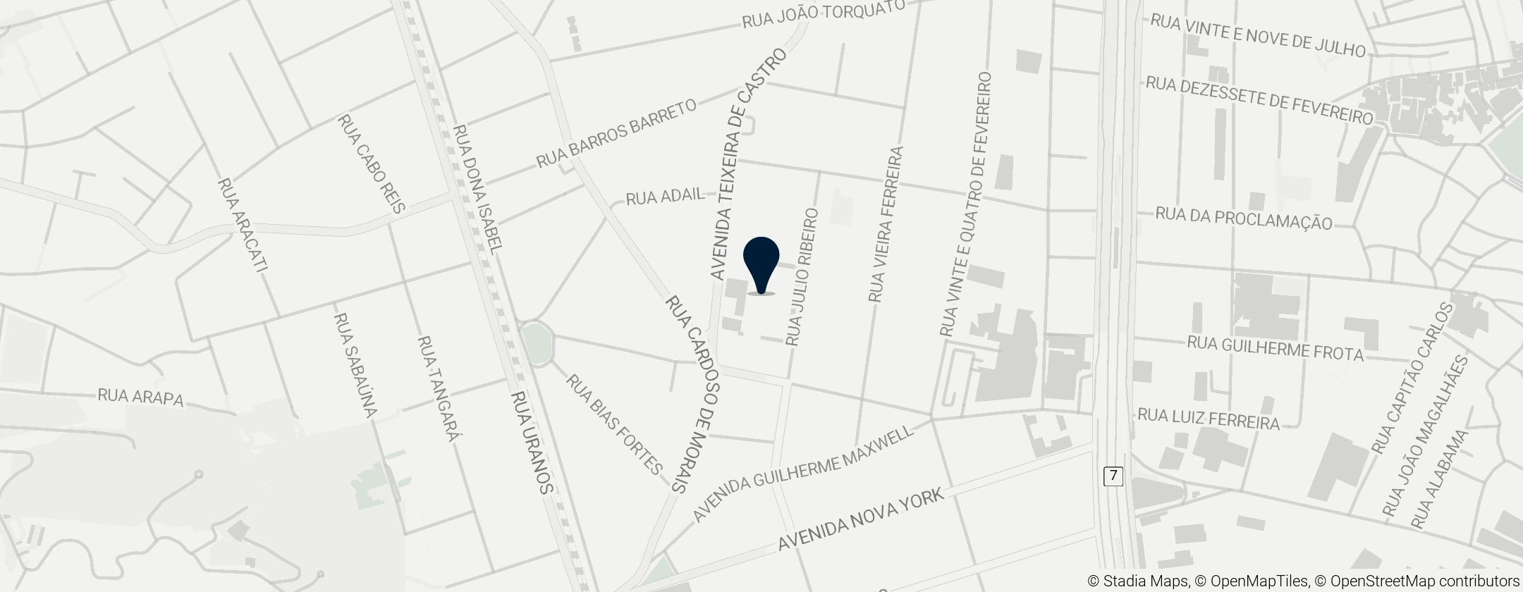 Map of Estádio Leônidas da Silva - Bonsucesso FC