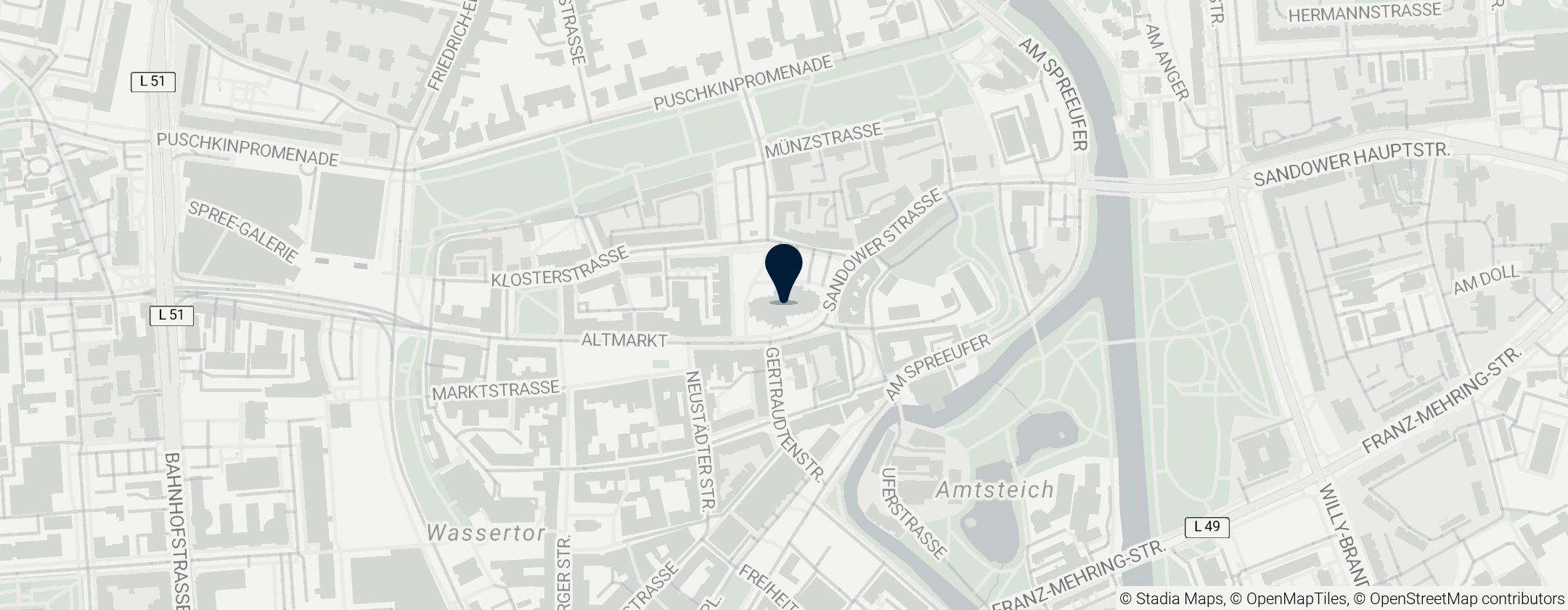 Map of Oberkirche Sankt Nikolai zu Cottbus