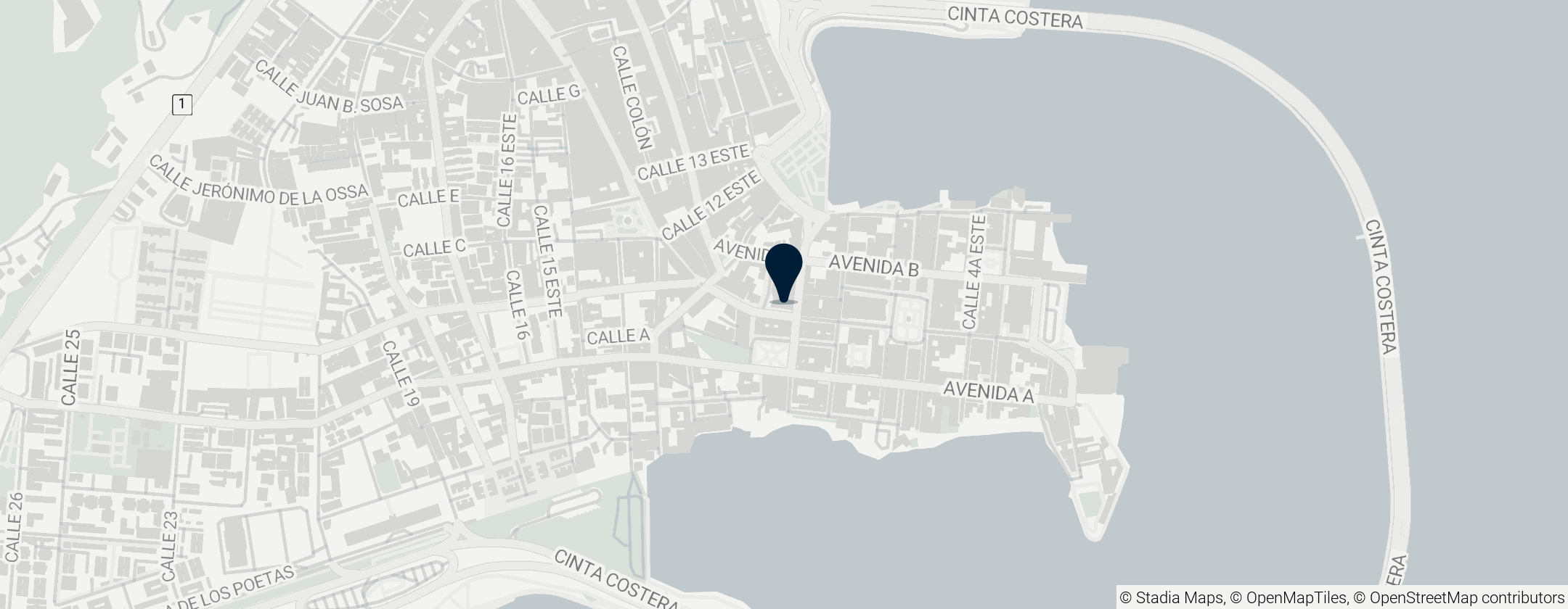 Map of La Merced Church