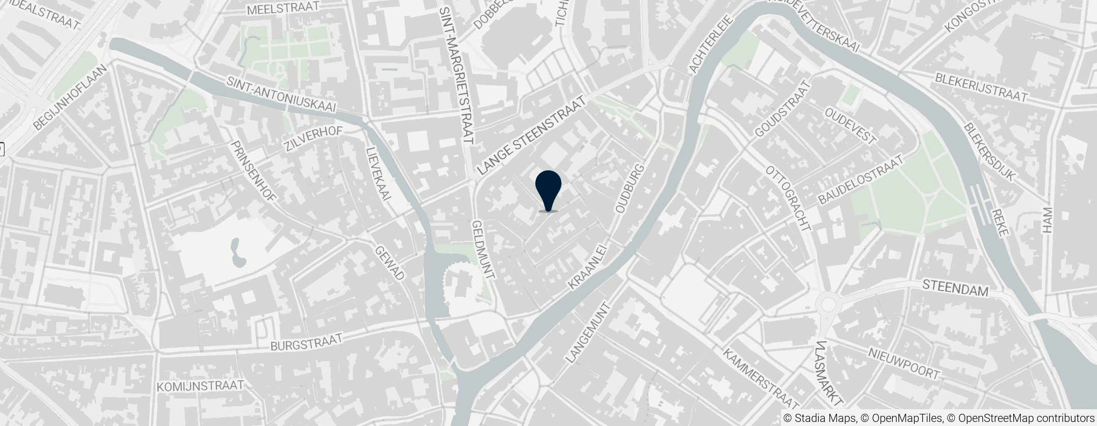 Map of Provincial Centre of Art and Culture Caermersklooster