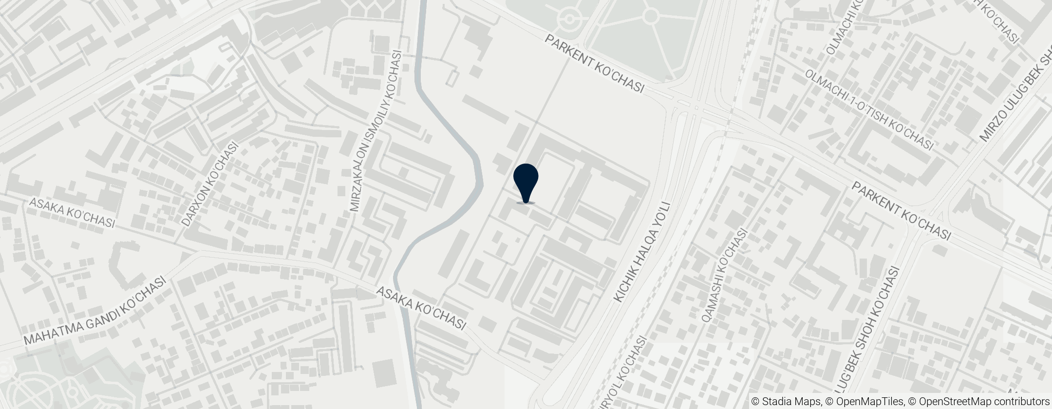 Map of Tashkent Higher All-Arms Command School