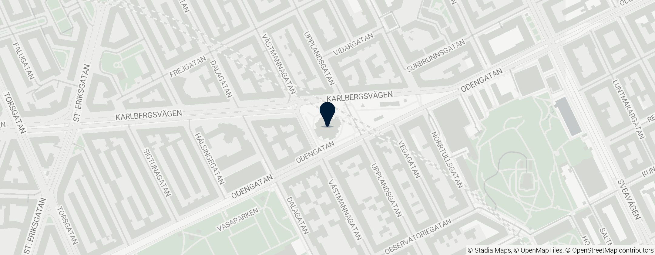 Map of Gustav-Wasa-Kirche