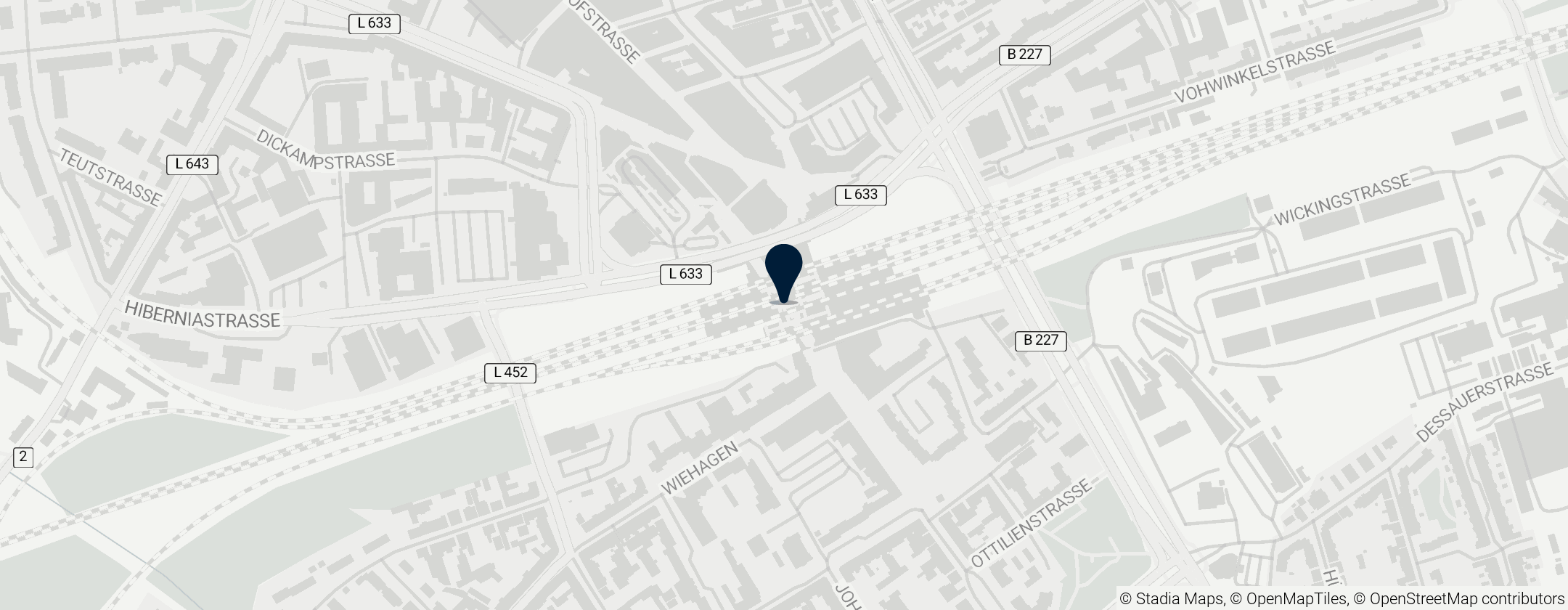 Map of Gelsenkirchen Hbf