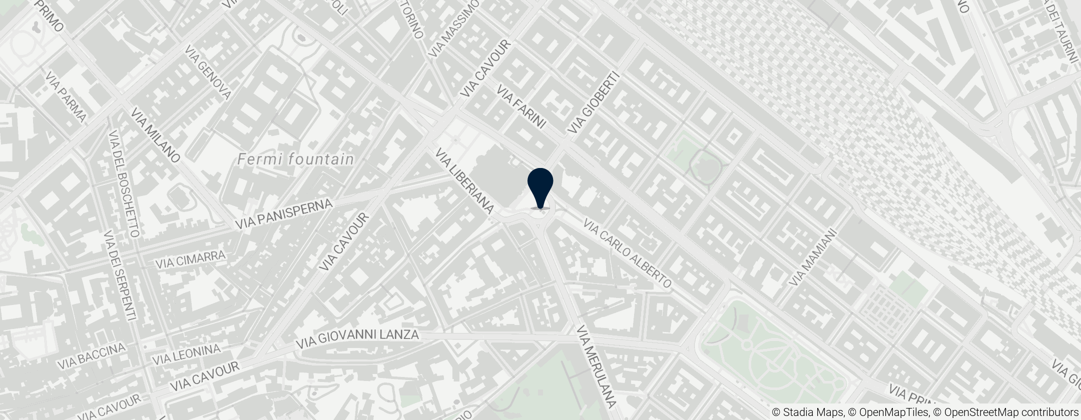 Map of Fontana di piazza Santa Maria Maggiore