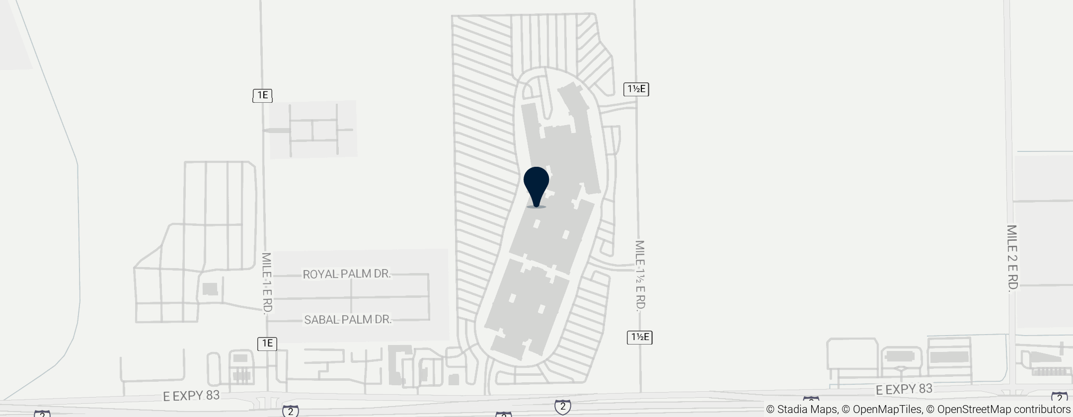Map of Rio Grande Valley Premium Outlets