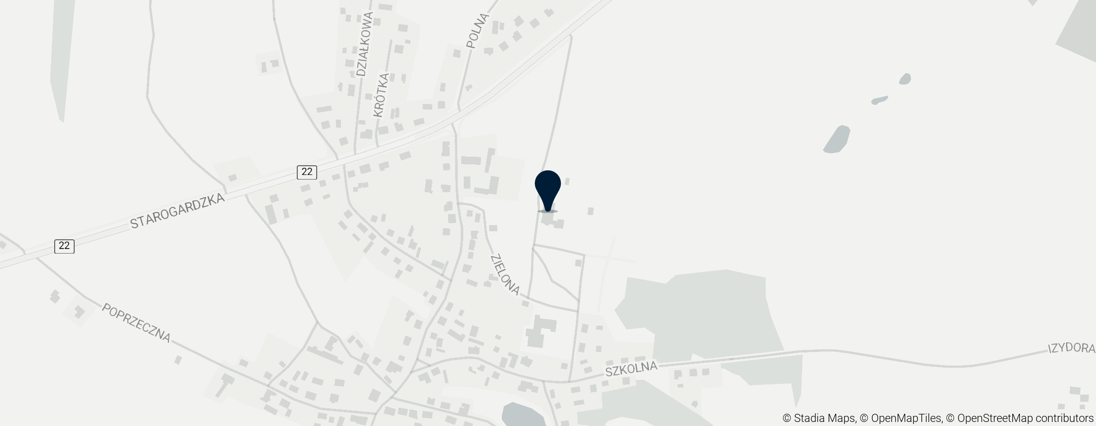 Map of Kościół pw. Najświętszego Serca Pana Jezusa