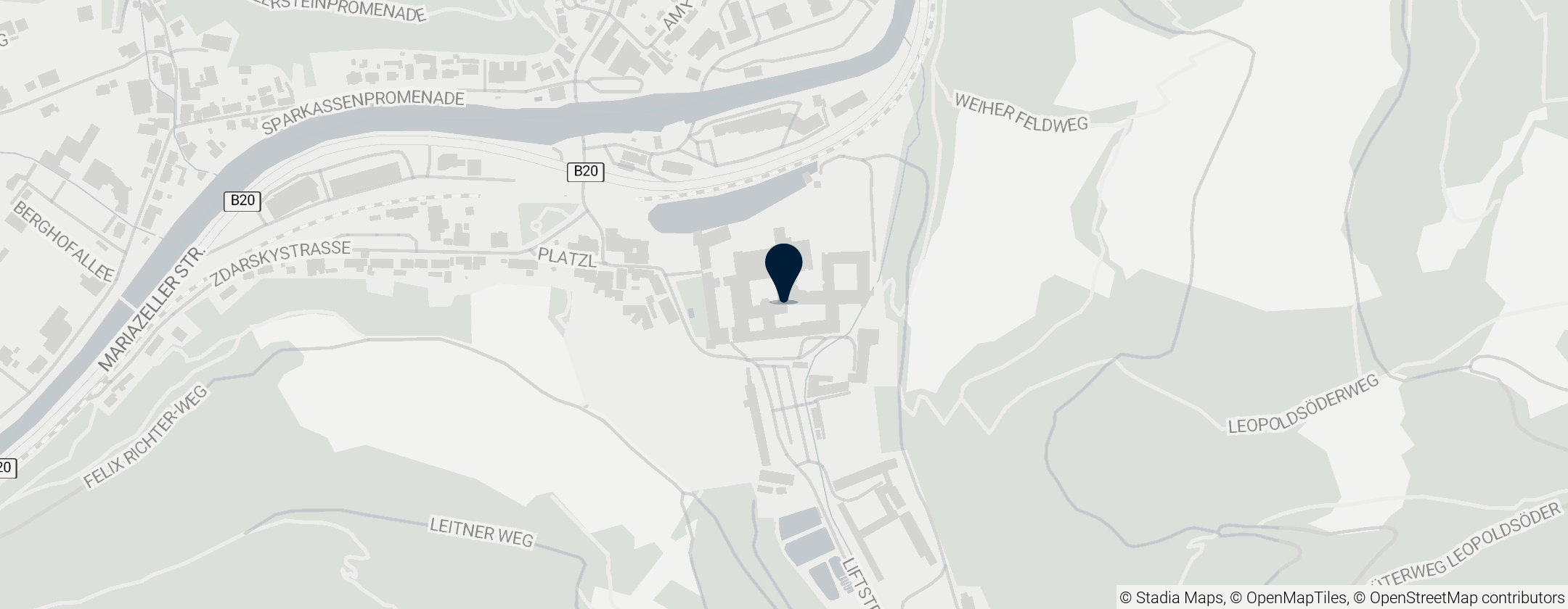 Map of Lilienfeld Abbey