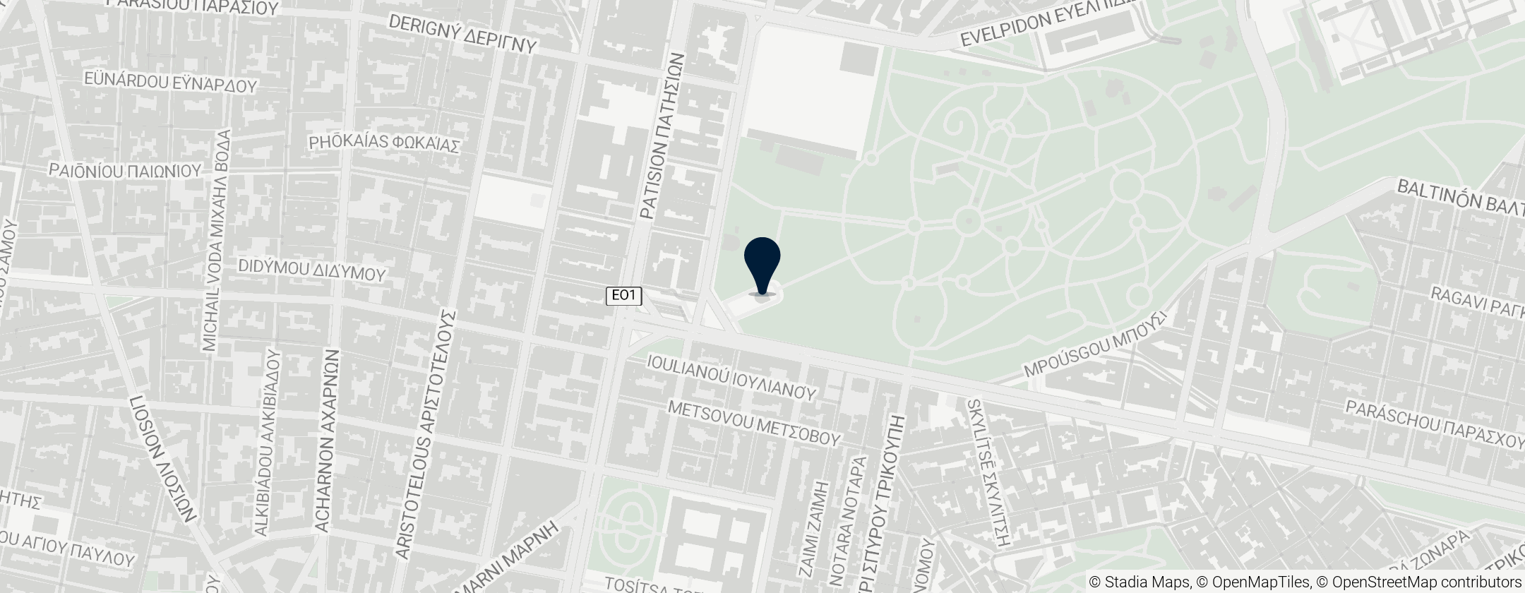 Map of King Constantine I