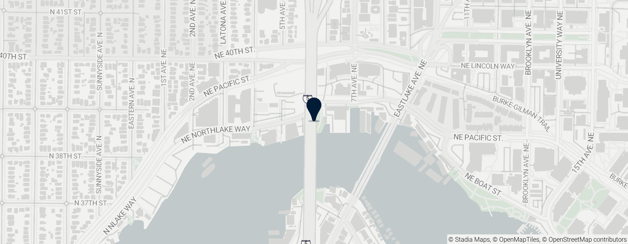 Map of North Passage Point Park