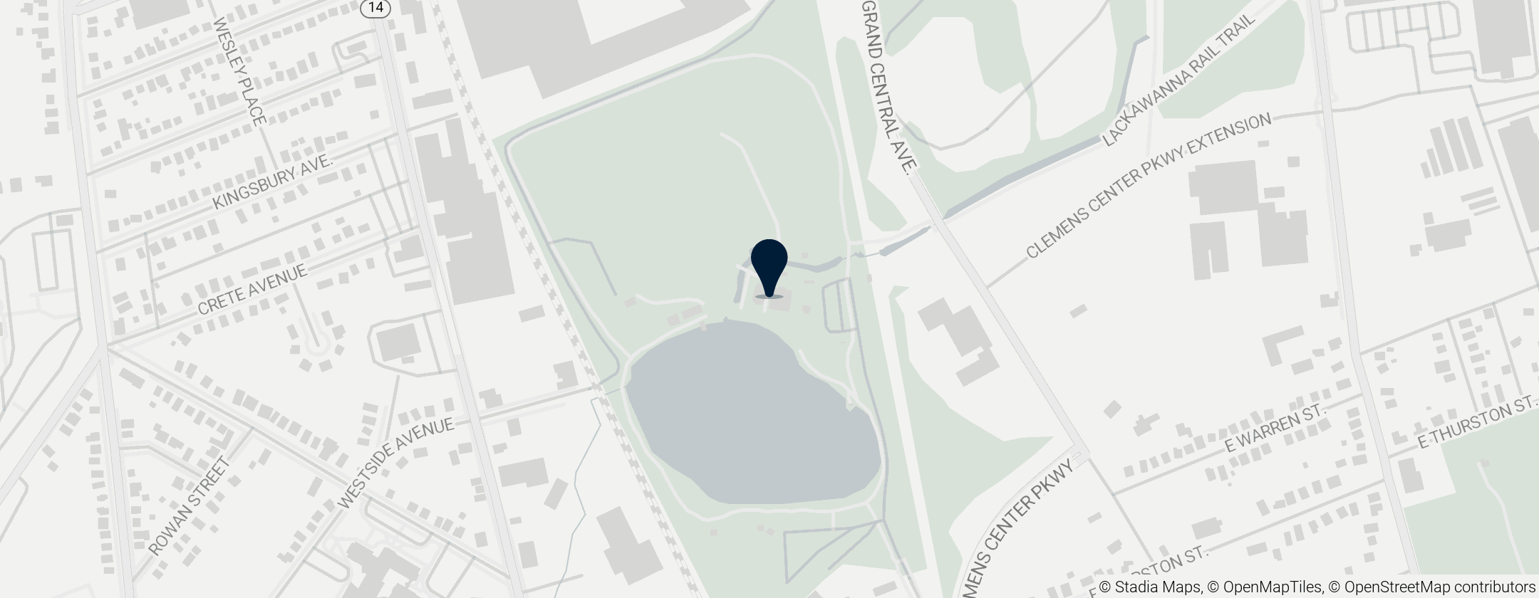 Map of Eldridge Park Carousel