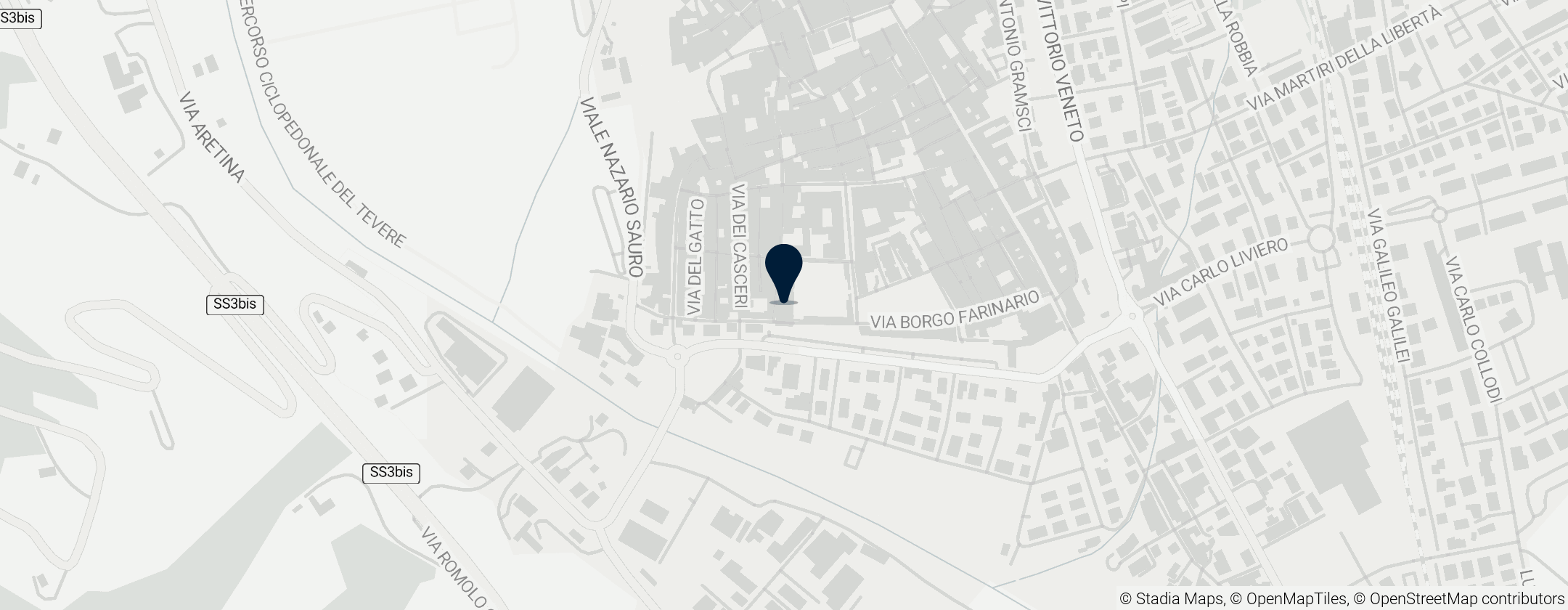 Map of Pinacoteca Comunale, Città di Castello