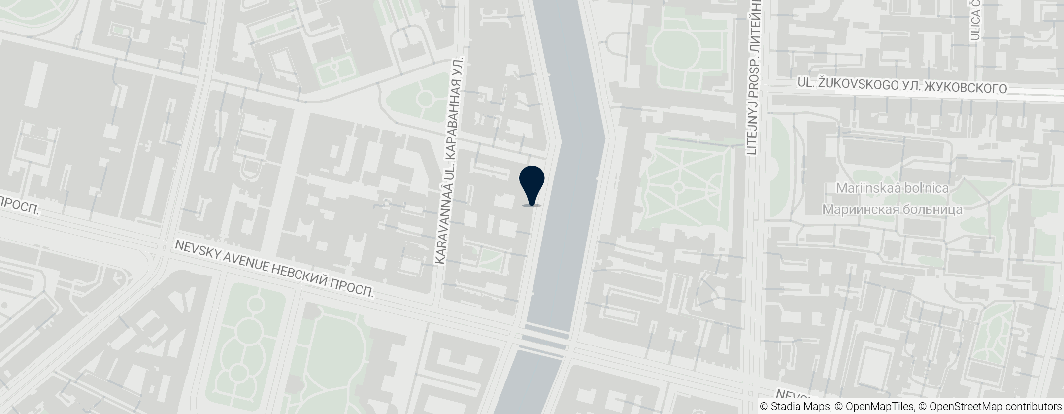 Map of Fabergé-Museum