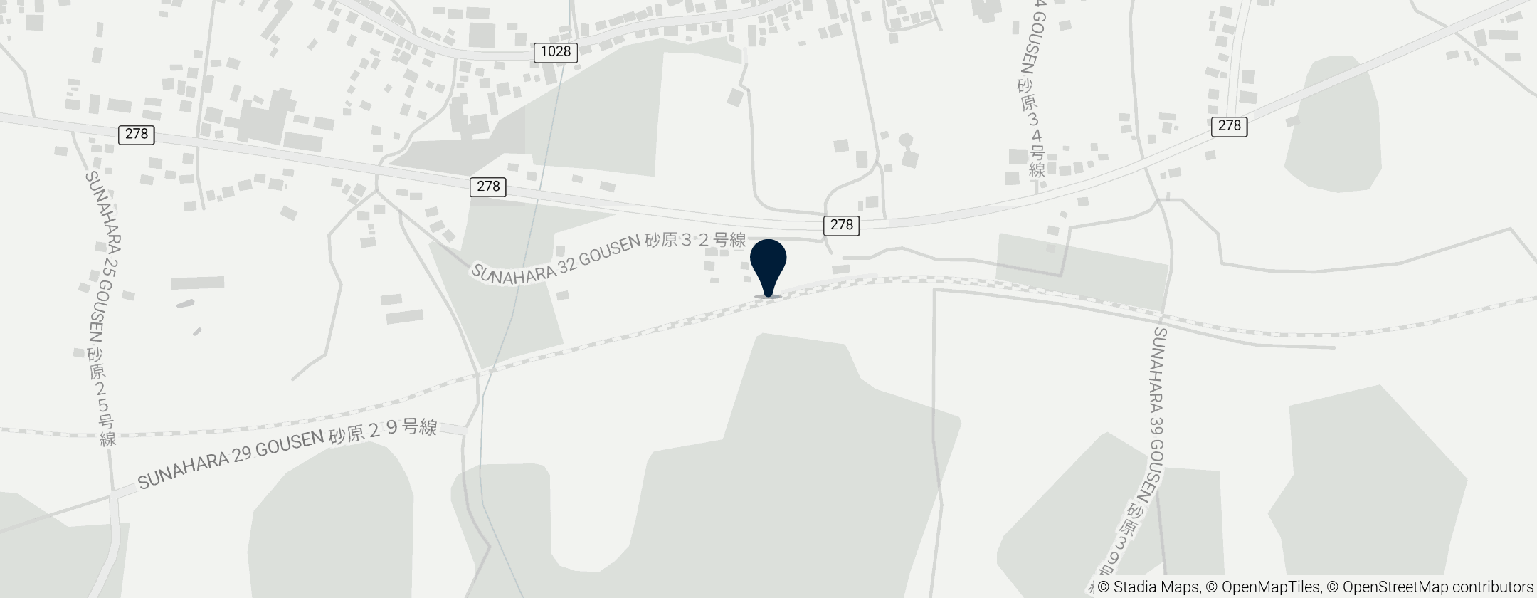 Map of 渡島砂原車站