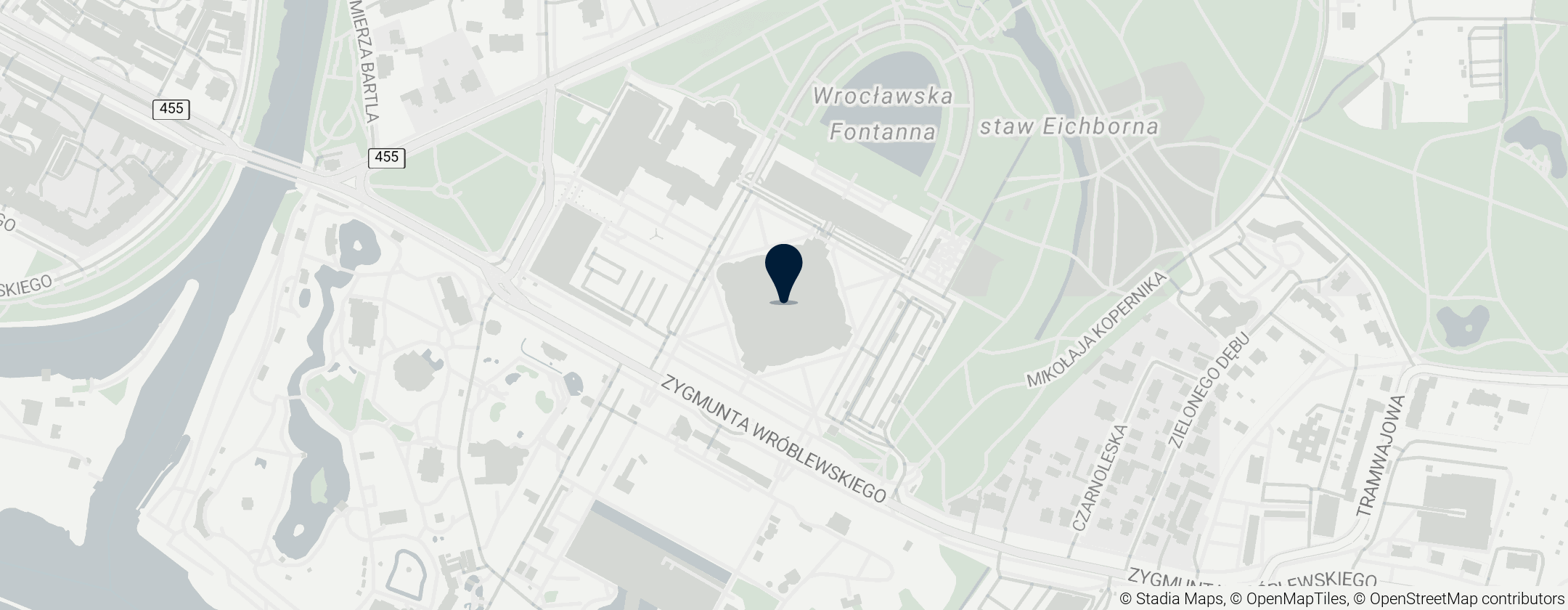 Map of Centennial Hall