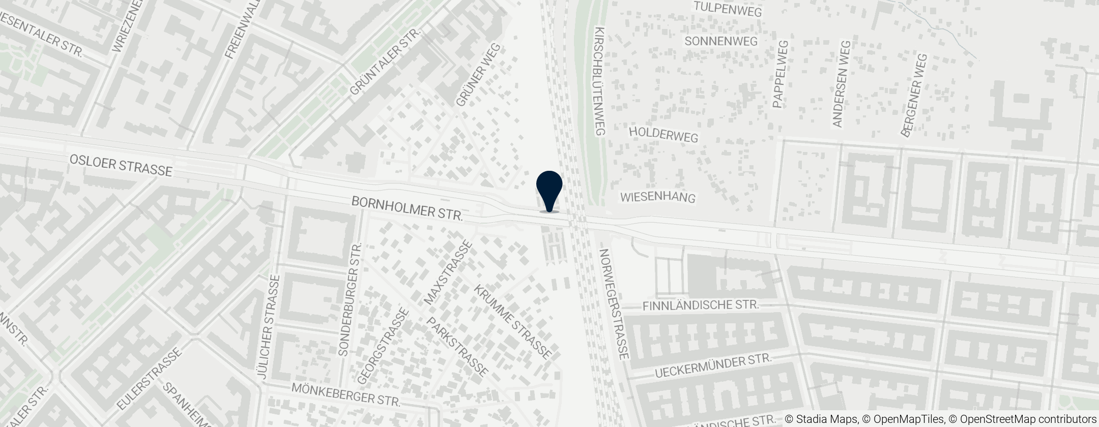 Map of Station Bornholmer Straße
