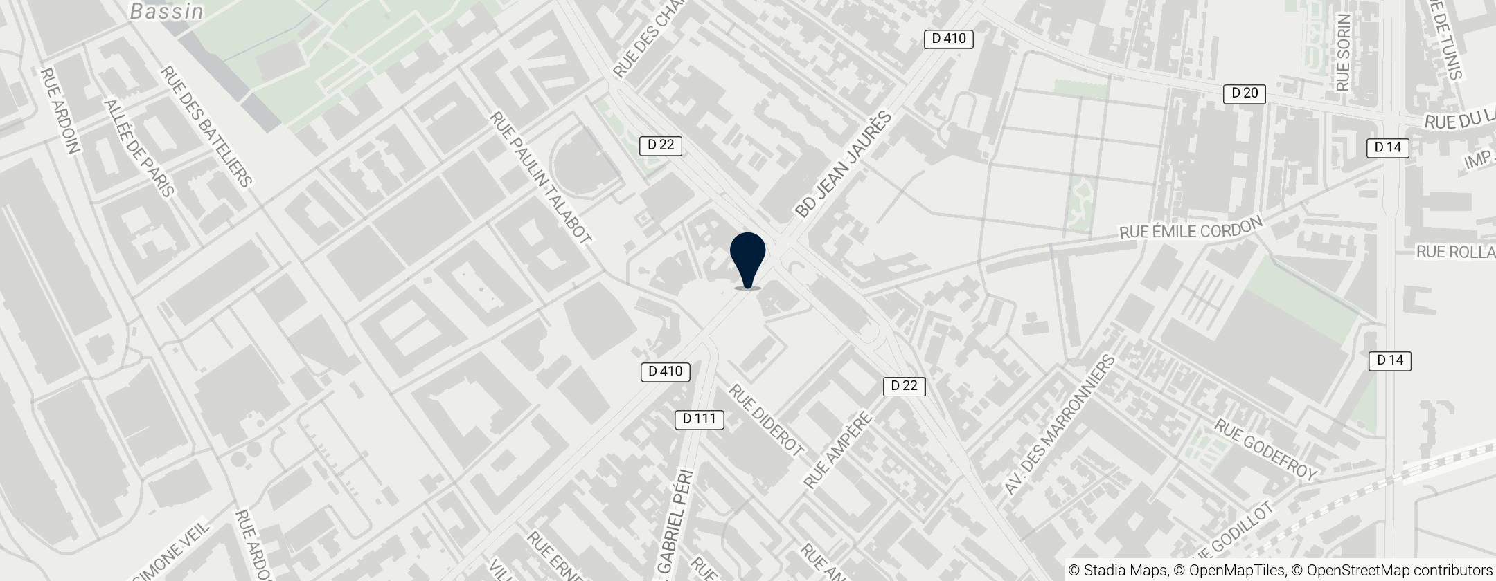 Map of Mairie de Saint-Ouen