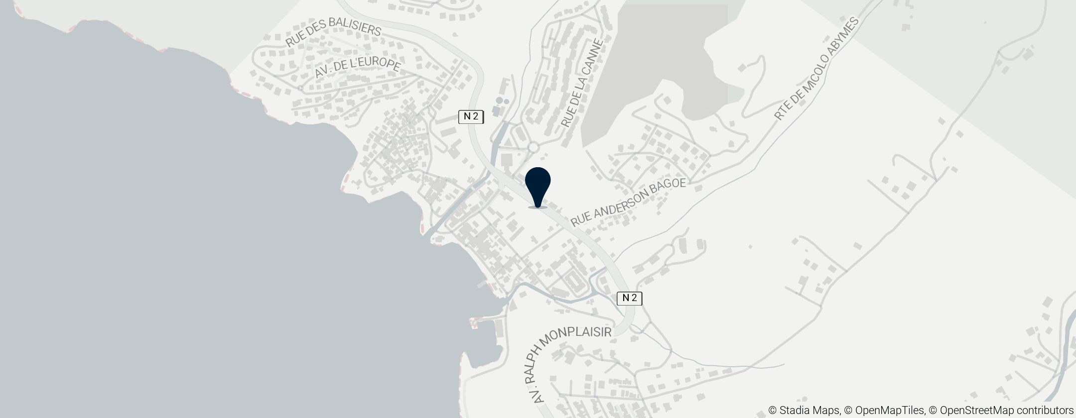 Map of Case-Pilote Village