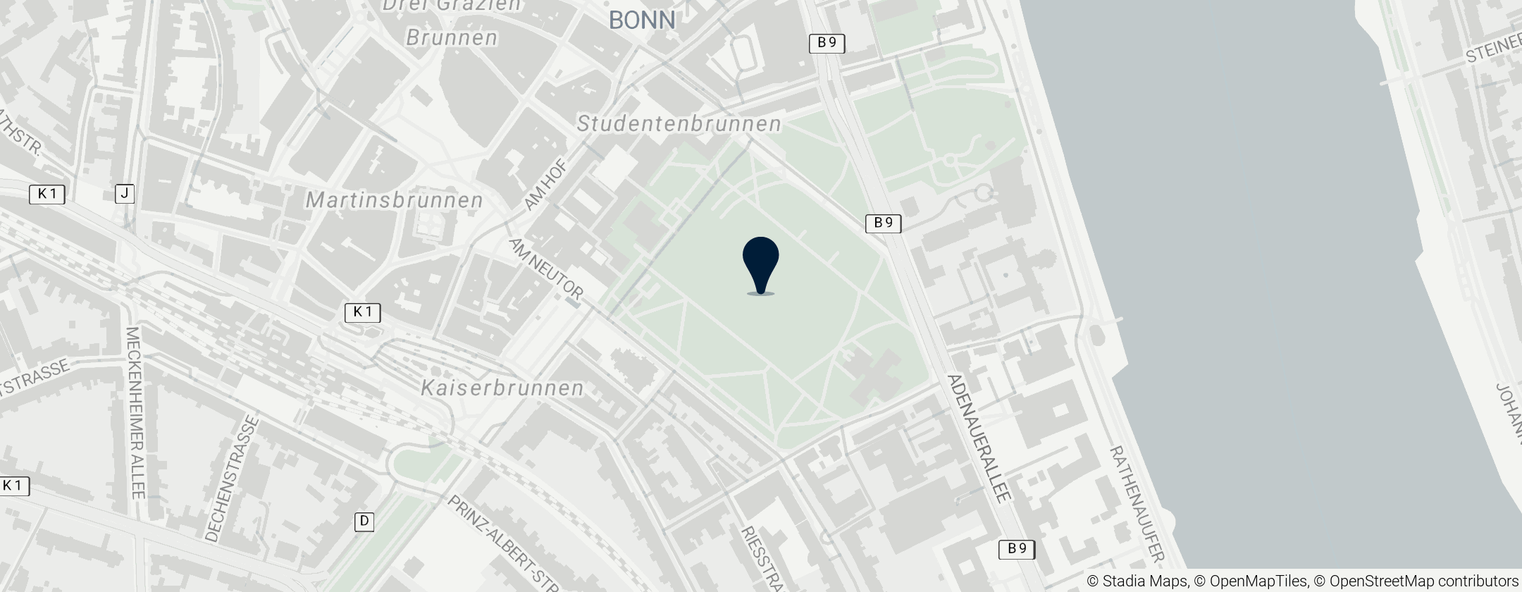 Map of Hofgarten