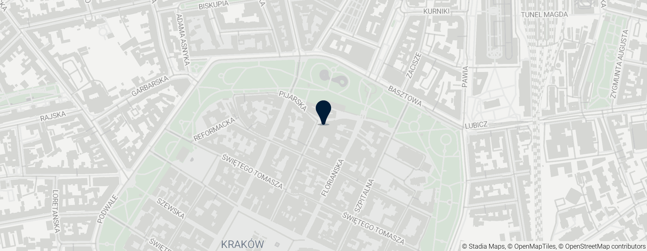 Map of Museo Czartoryski