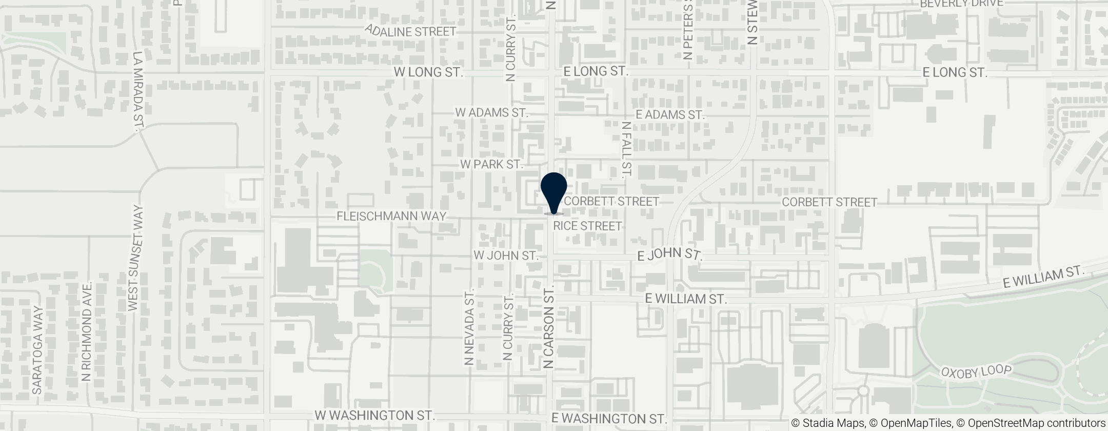 Map of Foreman-Roberts House Museum