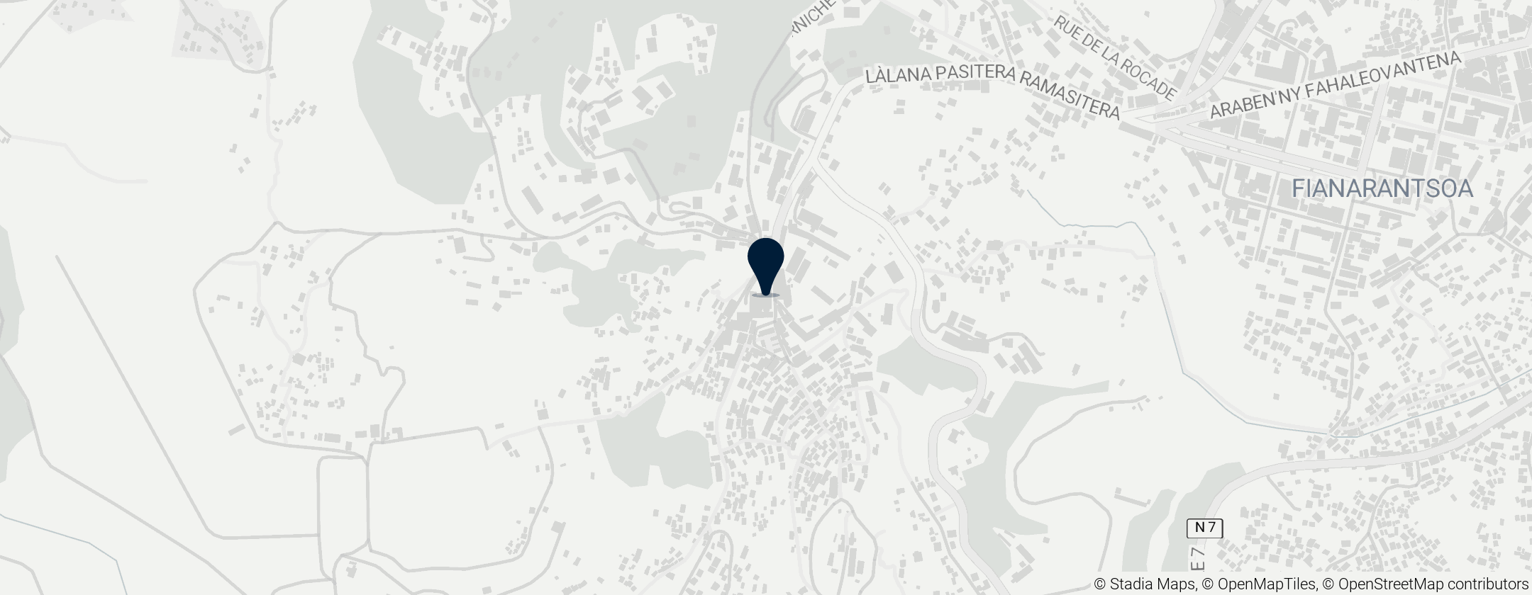 Map of Holy Name of Jesus Cathedral, Fianarantsoa