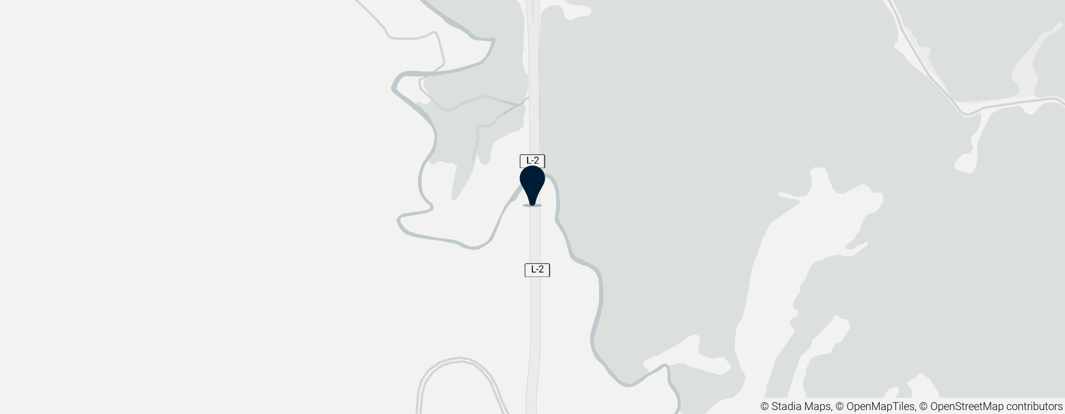 Map of Caracas-La Guaira highway