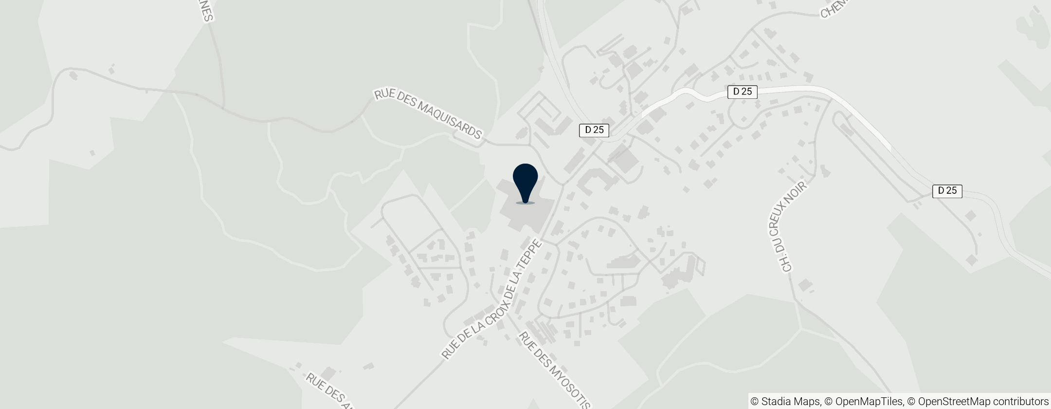 Map of Espace des Mondes Polaires Paul-Émile Victor