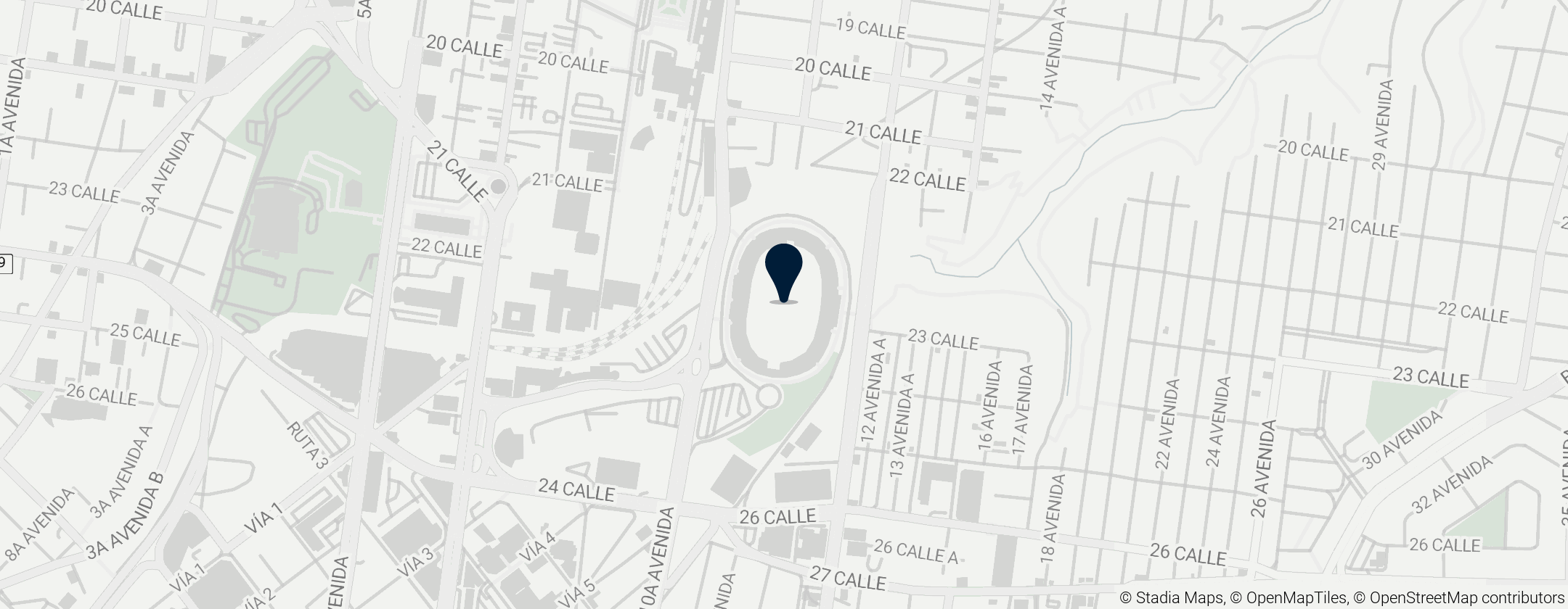 Map of Estadio Doroteo Guamuch Flores