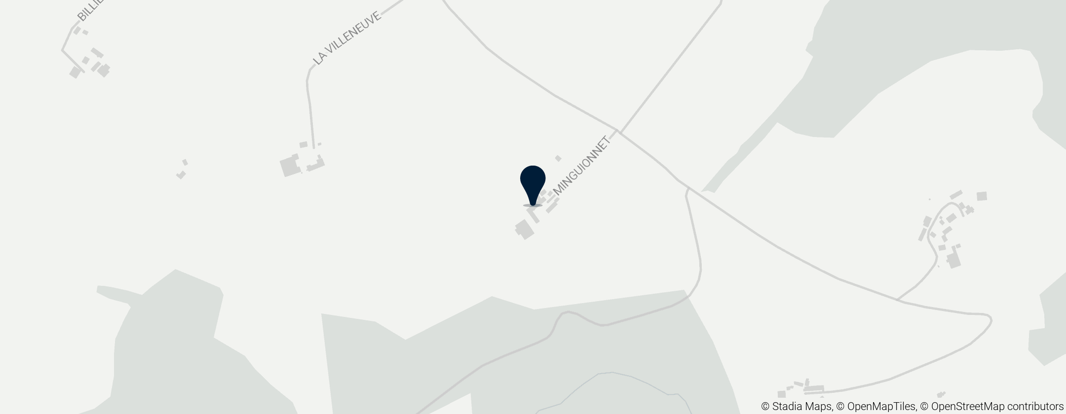 Map of Manoir de Minguionnet