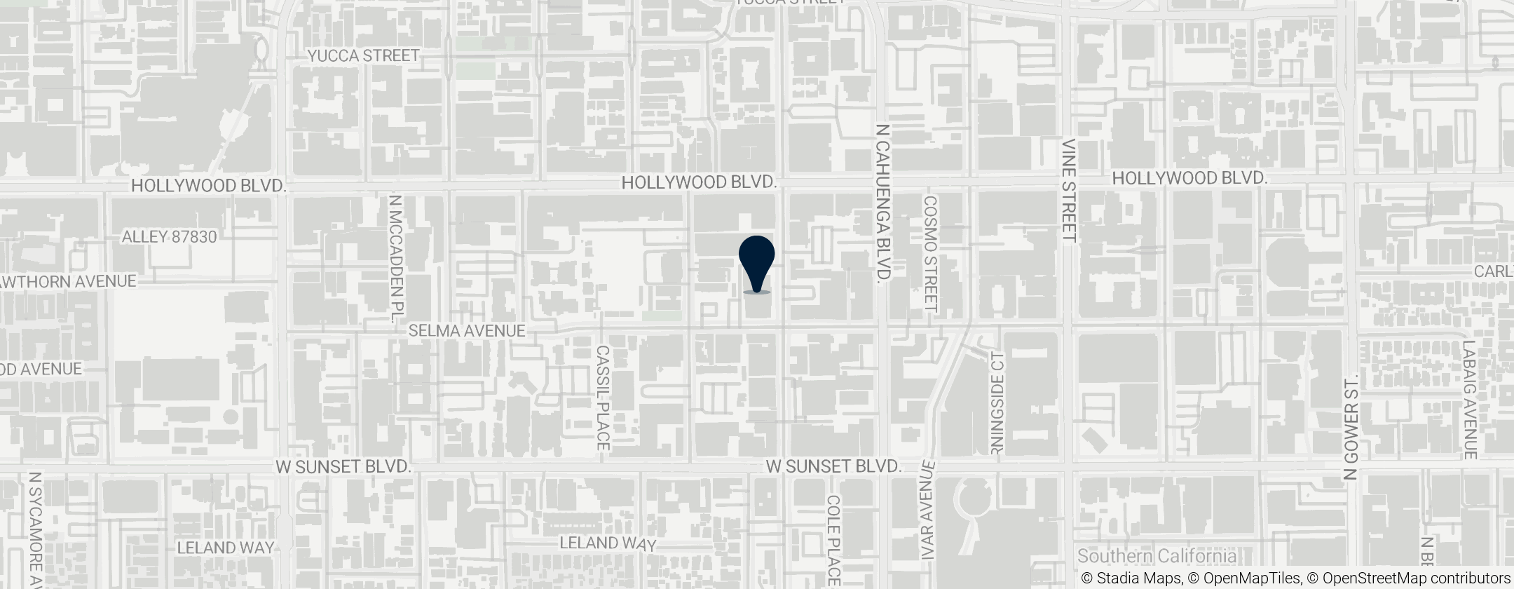 Map of United States Post Office