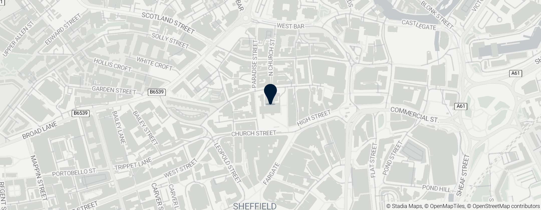 Map of Шеффилдский собор