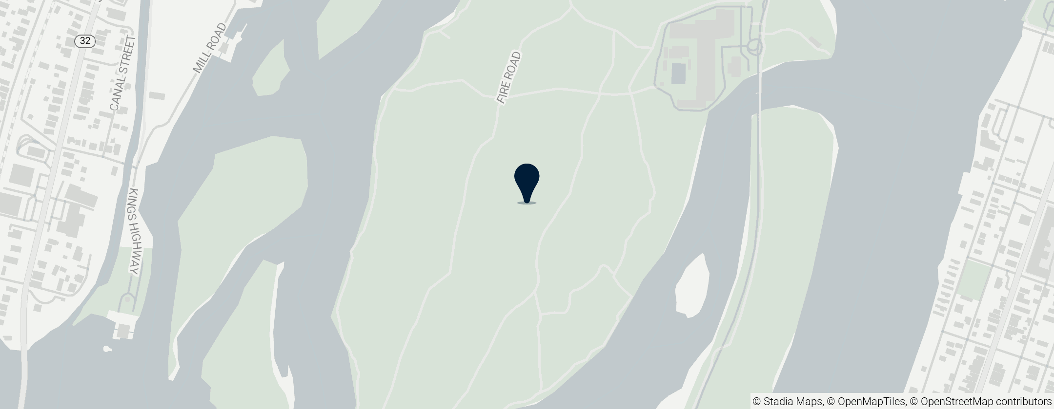 Map of Peebles Island