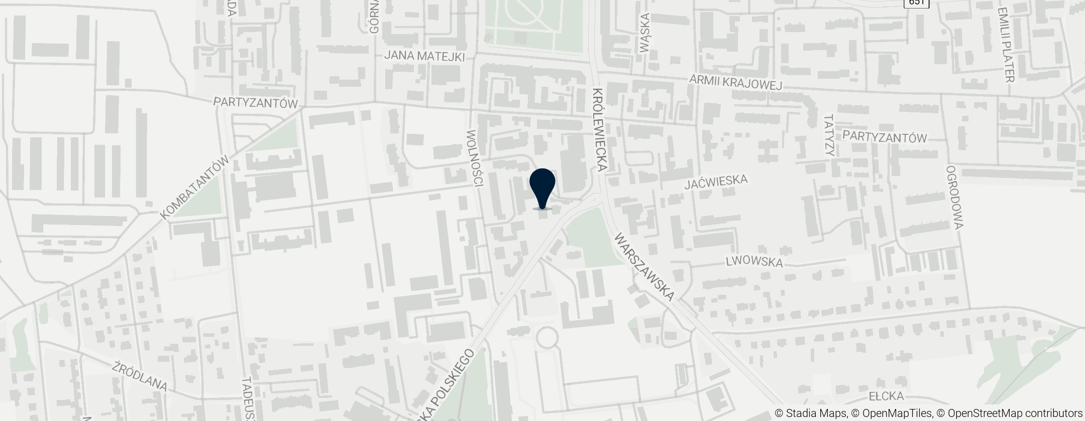 Map of Kościół św. Leona w Gołdapi