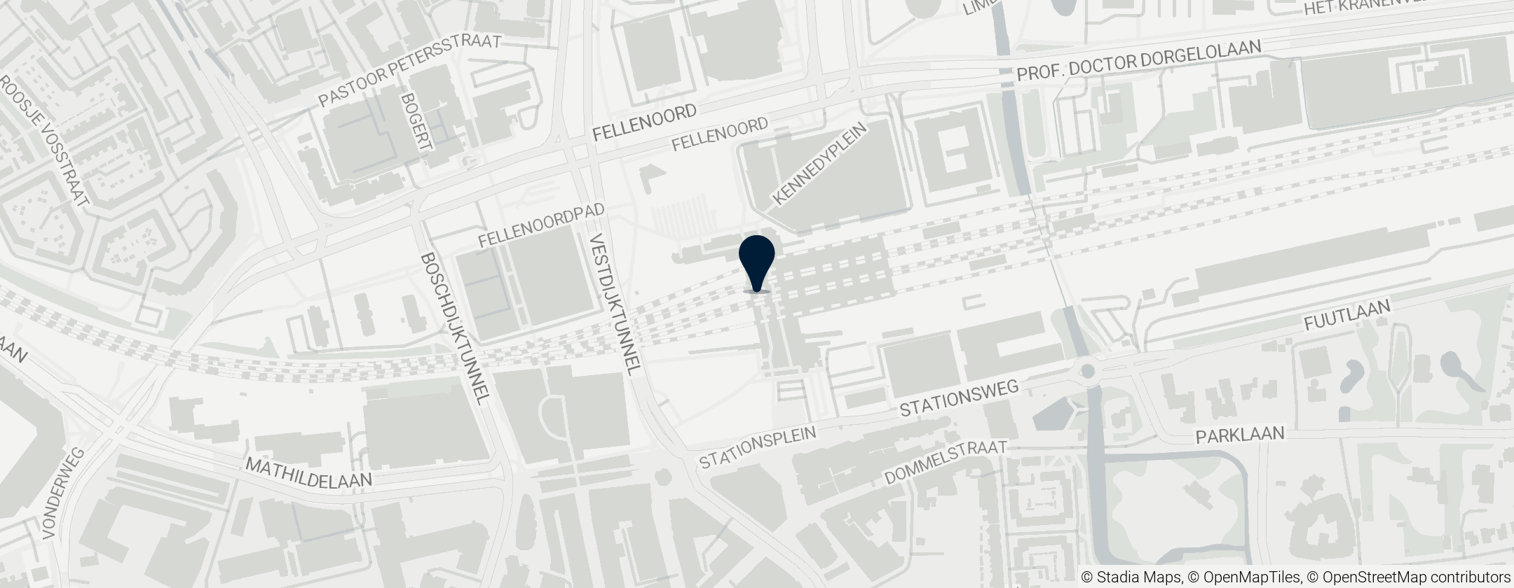 Map of Eindhoven Centraal