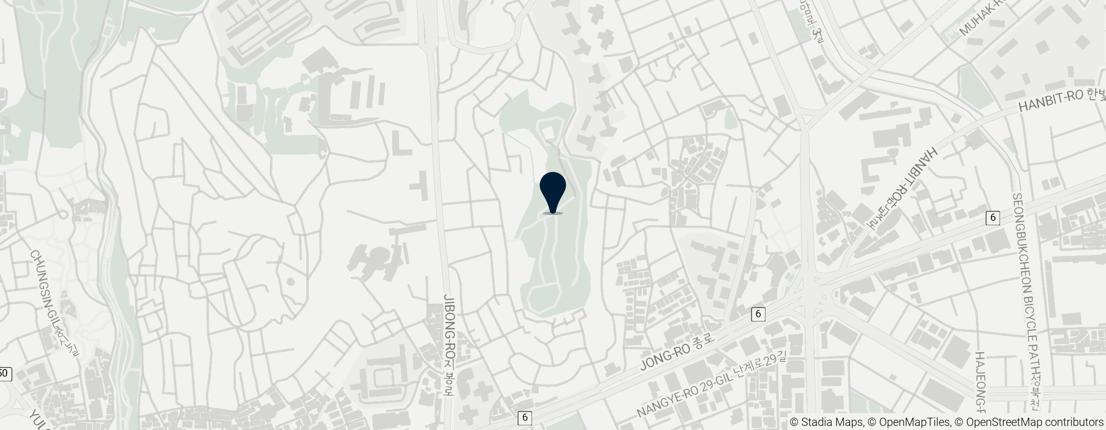 Map of Sung-ingeunlingong-won