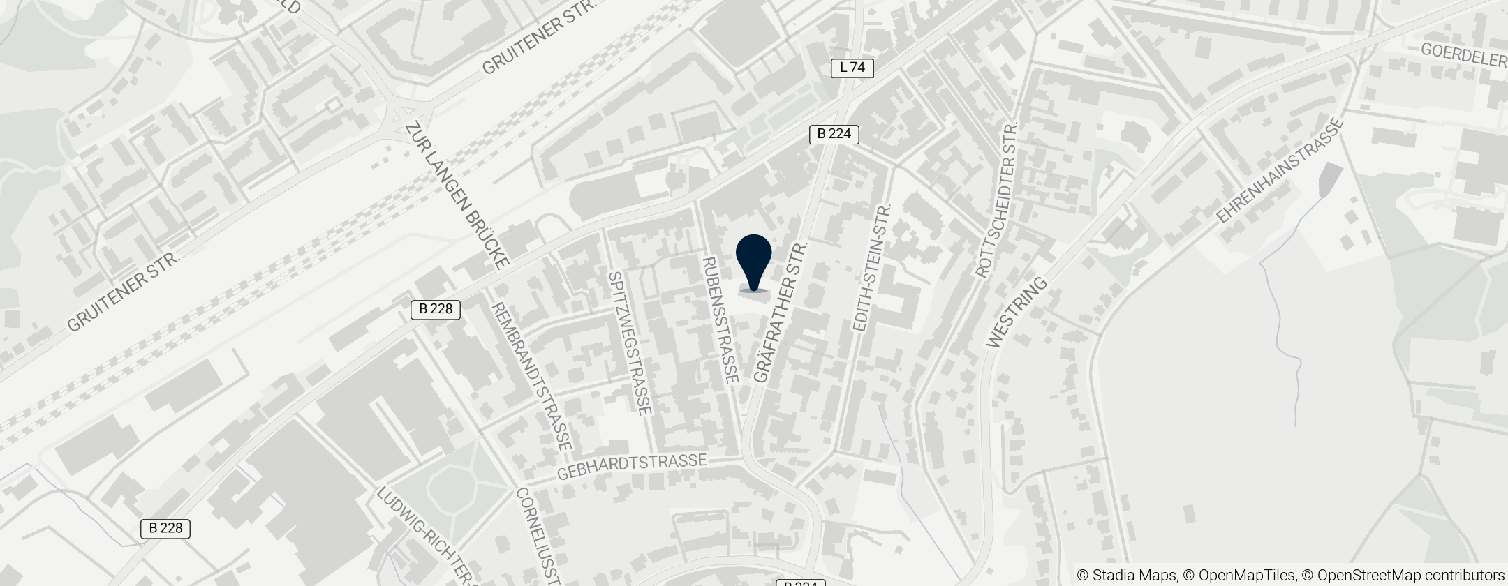 Map of Evangelische Kirche Gräfrather Straße