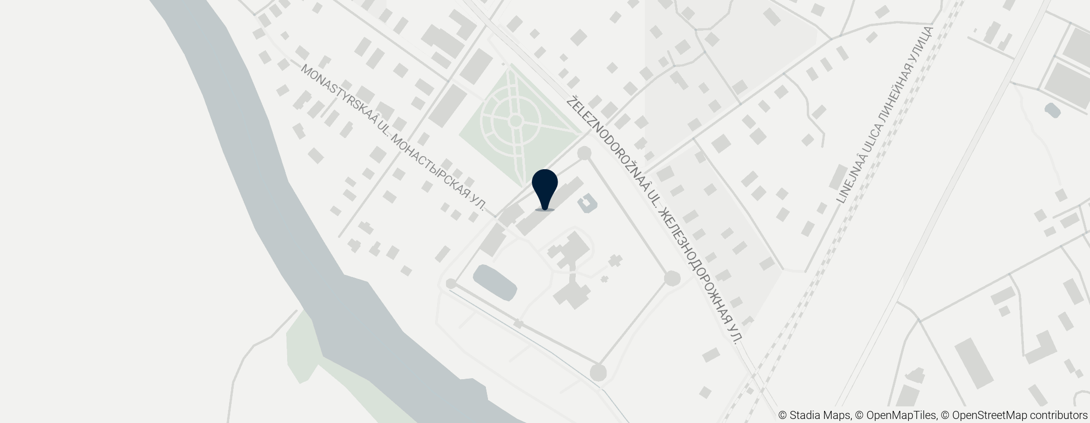 Map of Priluki Monastery