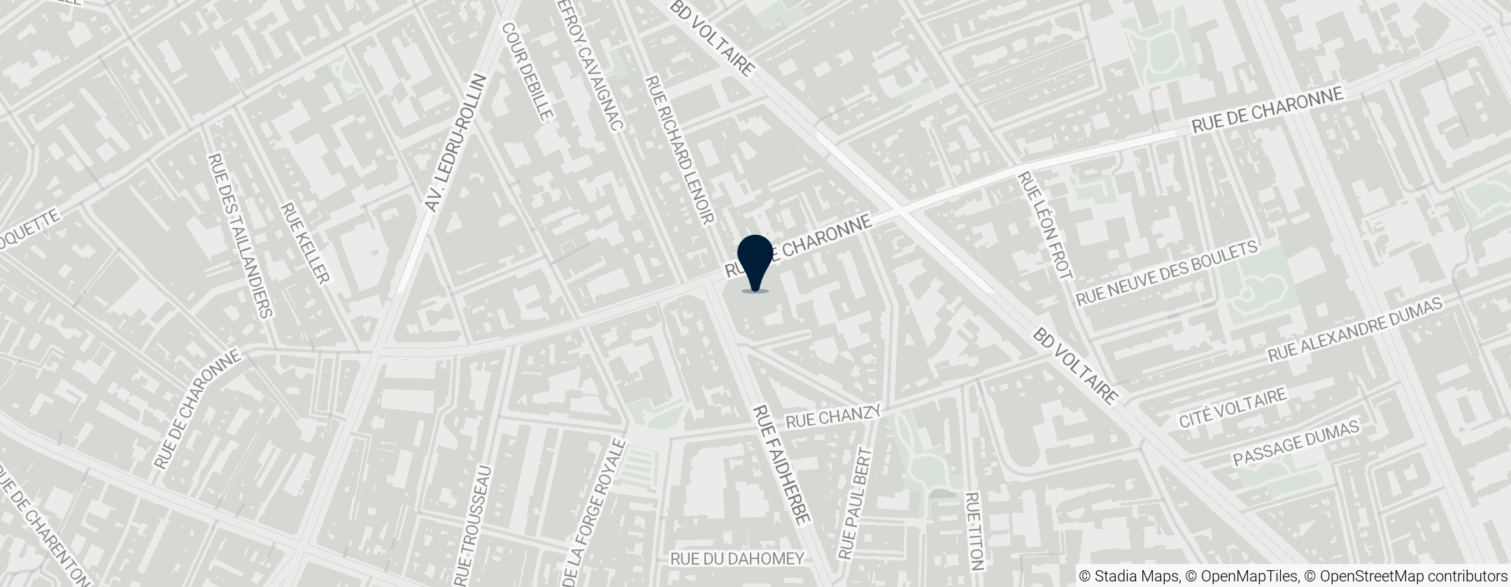 Map of Palais de la Femme