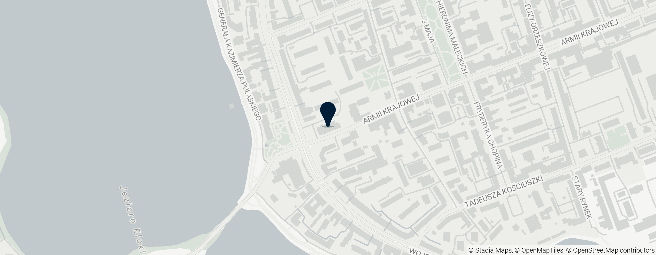 Map of Kościół Najświętszego Serca Jezusowego w Ełku