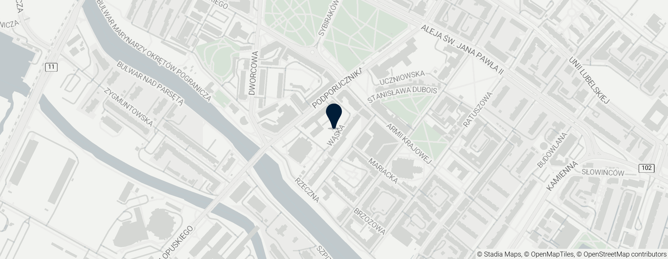 Map of Baszta Więzienna w Kołobrzegu