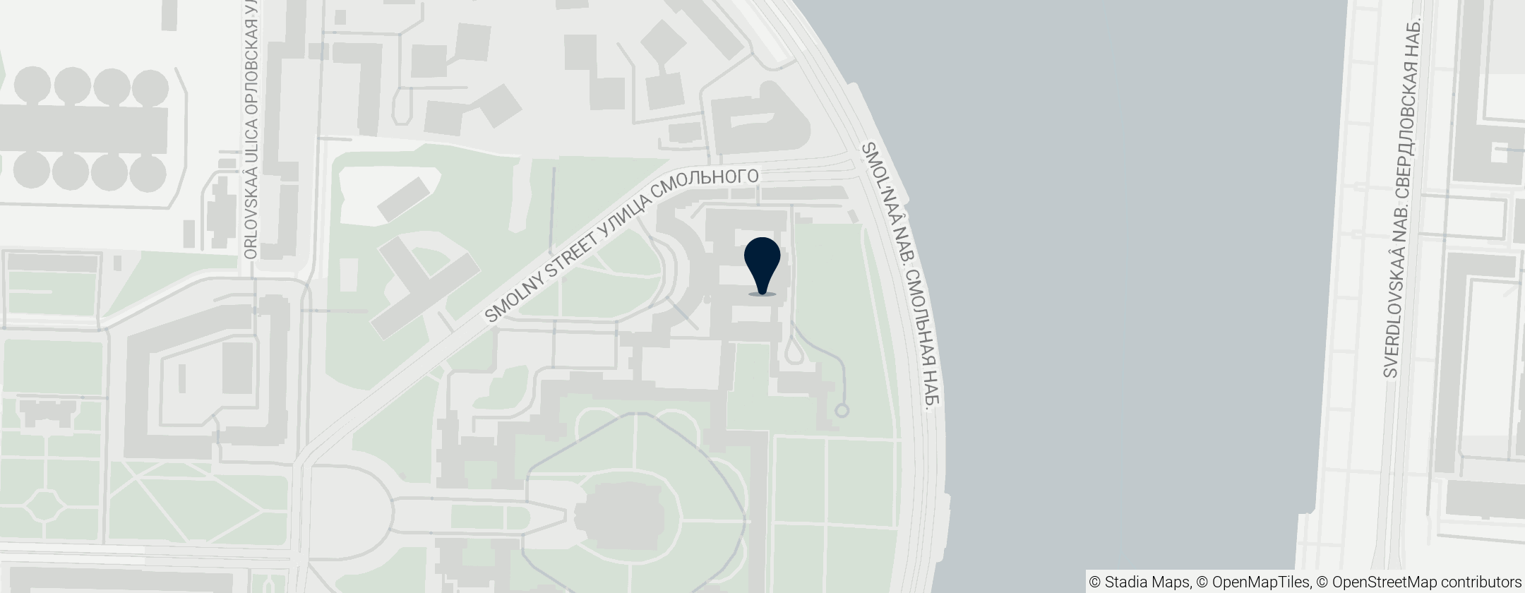 Map of Здание Смольного