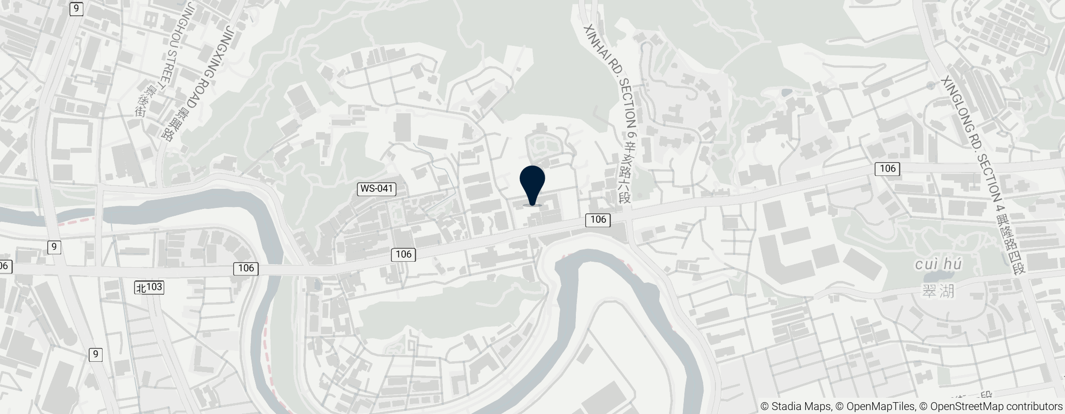 Map of Tong xin hua de fu xue xiao