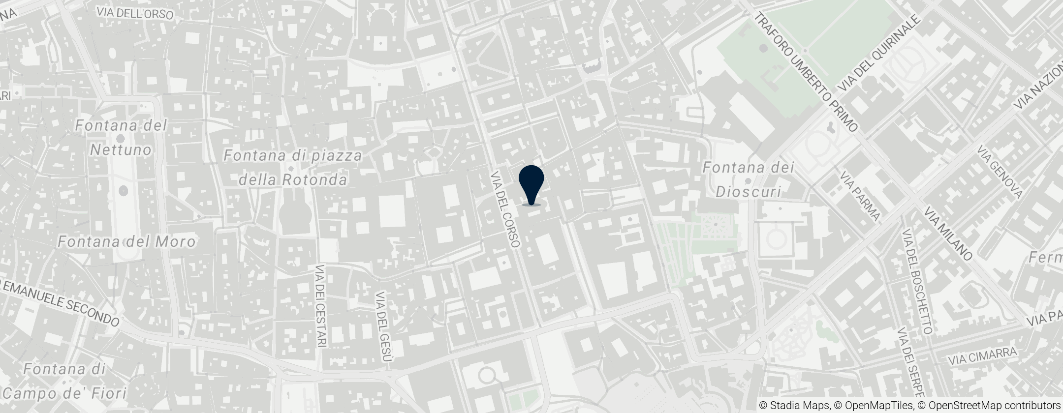 Map of San Marcello al Corso