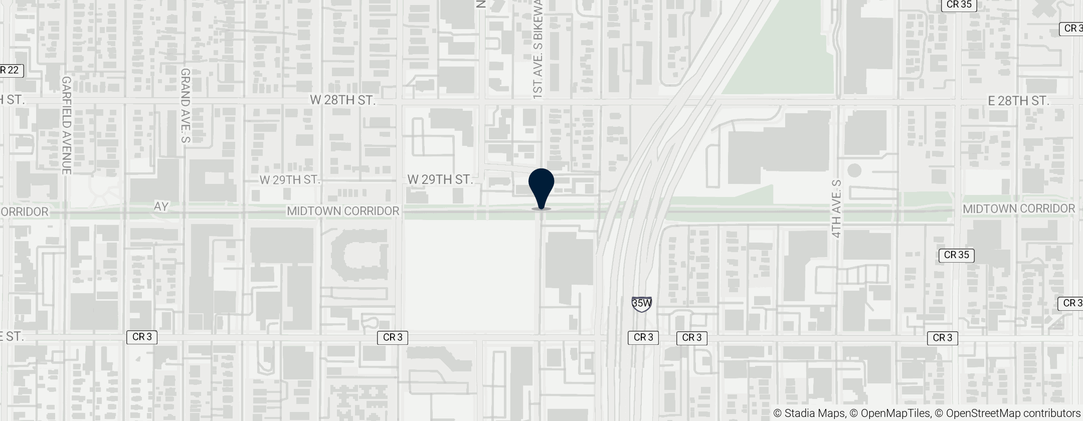 Map of Midtown Greenway