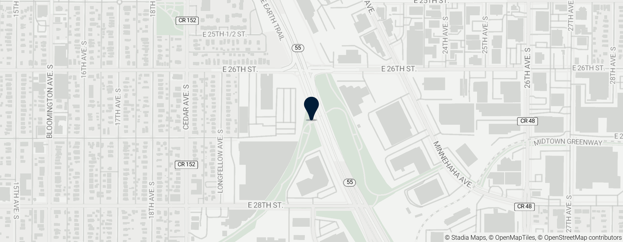 Map of Martin Olav Sabo Bridge