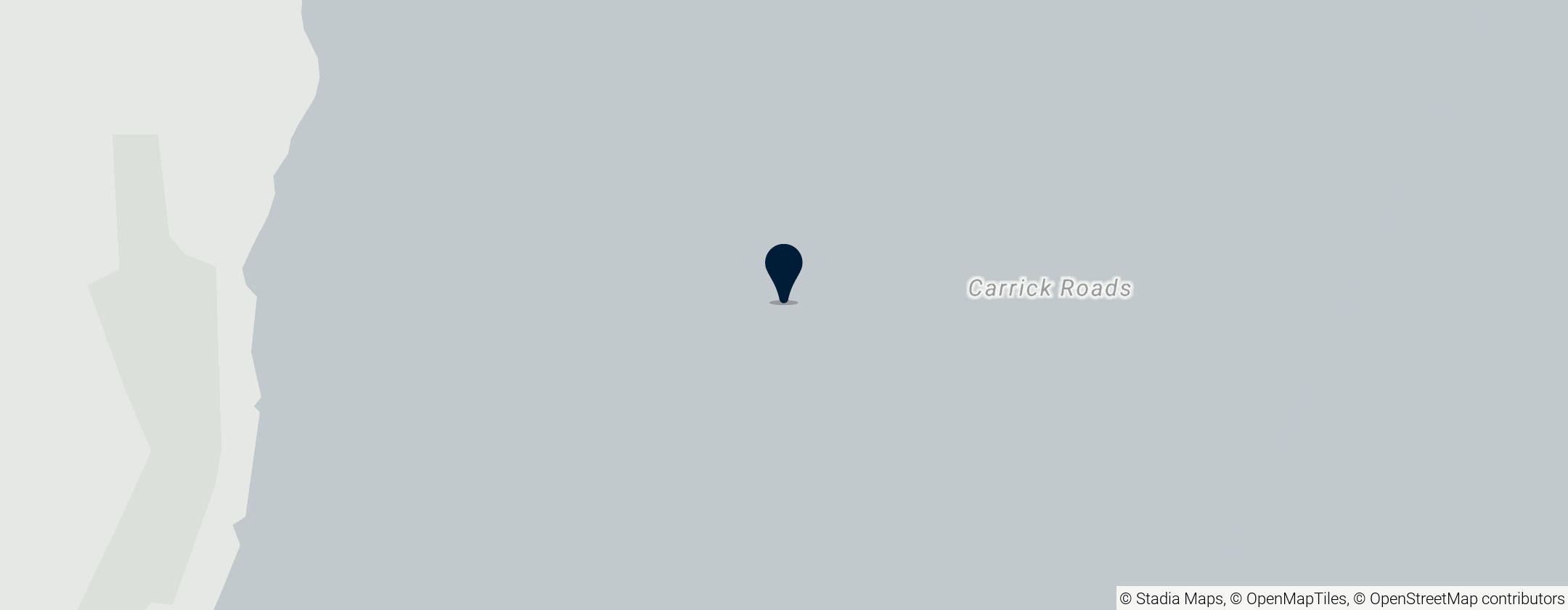 Map of Carrick Roads