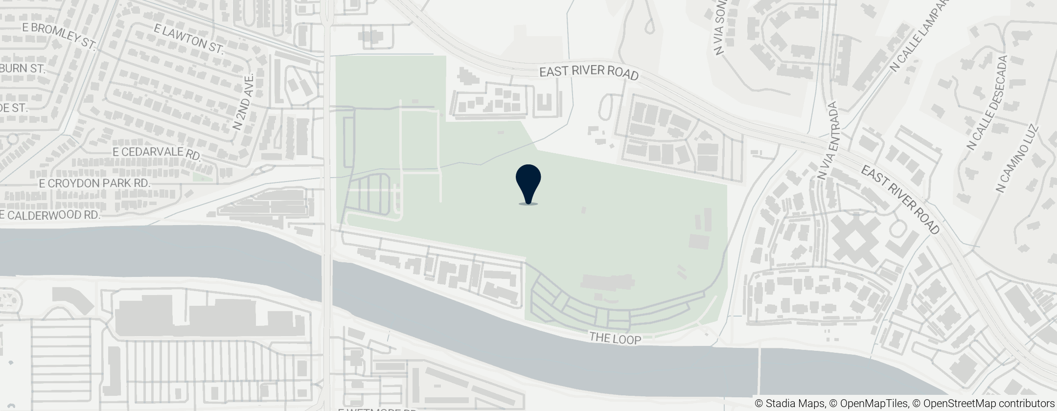 Map of Rillito River Park 
