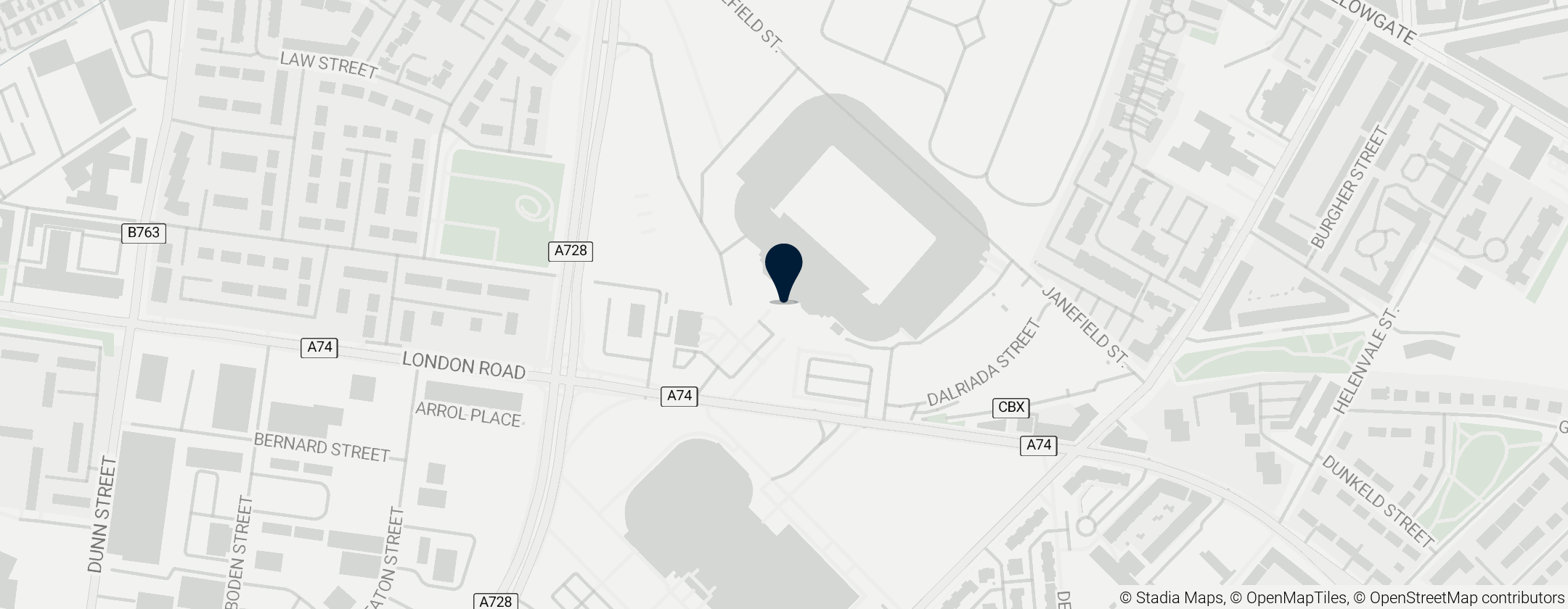 Map of Jimmy Johnstone